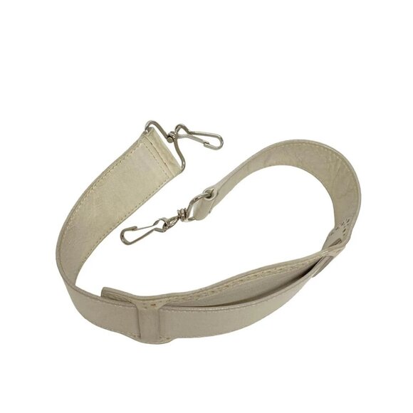 Auth BALENCIAGA The Giant Brogues City Cream Leather Handba - Picture 12 of 14